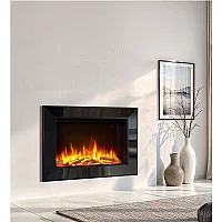 Celsi DLX Vader 750XT Hole in the Wall Electric Fire Black Nickel and Black