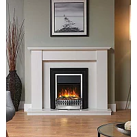 Dimplex Kingsley Deluxe Chrome Freestanding Electric Fire