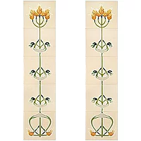 Cast Tec Liberty Yellow and Honey Fireplace Tiles