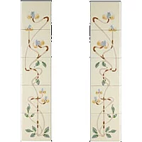 Cast Tec Mediterranean Poppy Yellow and Honey Fireplace Tiles