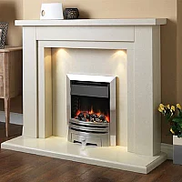 PureGlow Grace Illusion Inset Electric Fire