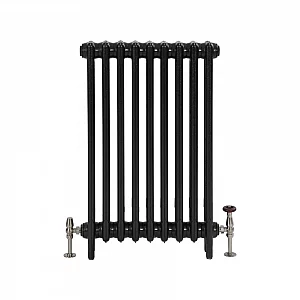 Milano Mercury Antique Graphite Cast Iron Radiator 3 Column H 560mm x W 554mm x D 101mm