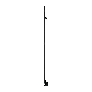 Reina Ines Stainless Steel Dry Electric Heated Towel Rail 1500mm x 22mm Matt Black