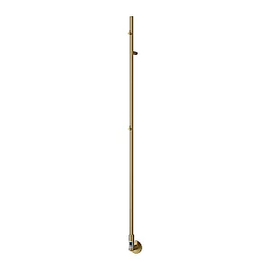 Reina Ines Stainless Steel Dry Electric Heated Towel Rail 1500mm x 22mm Brushed Brass
