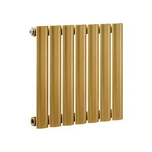 Gold Designer Radiator Curved Panels Milano Aruba Single Panel 400mm x 413mm