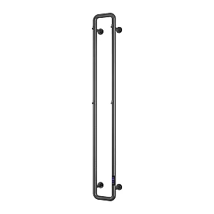 Reina Pelmo Stainless Steel Dry Electric Heated Towel Rail 1500mm x 200mm Brushed Gun Metal
