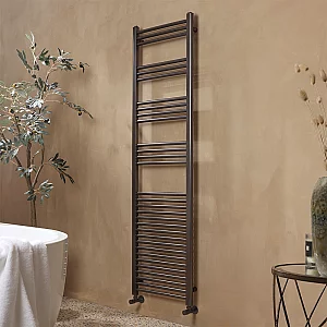 Milano Orelia Gun Metal Grey Heated Towel Rail 1800mm x 500mm