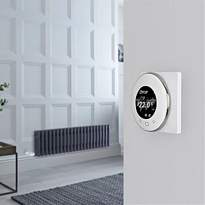 Milano x ECOSO Windsor Traditional Anthracite 3 Column Electric Radiator 300mm x 1010mm Horizontal with WiFi Thermostat