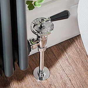 Milano Traditional Angled Thermostatic Radiator Valves Chrome