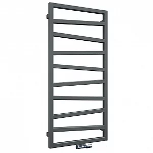 1070 x 500mm Silver Heated Towel Rail Terma ZigZag
