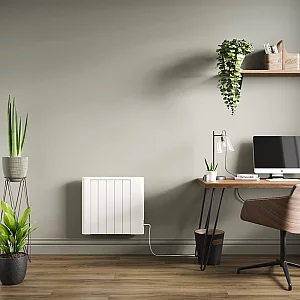 ECOSO Torr Electric 533mm x 595mm White 900W Smart Designer Heater