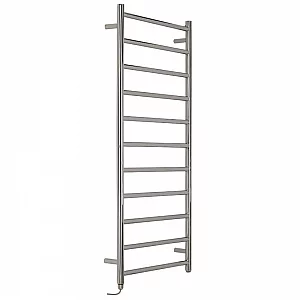 Milano Esk Electric Chrome Stainless Steel Flat Heated Towel Rail 800mm x 500mm