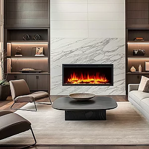 BlazeBright Alnwick Deep Lux 1020 Hole In The Wall Electric Fire