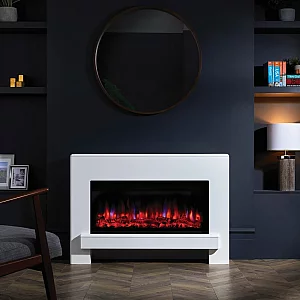 Suncrest Eggleston 45 Inch Electric Fireplace Suite