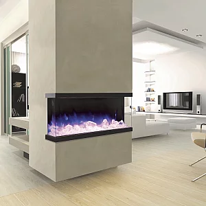 Aga Rayburn Stratus Tru View 100 3 Sided Inset Electric Fire