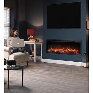 BlazeBright Alnwick Deep Lux 1300 Hole In The Wall Electric Fire