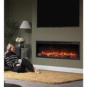 BlazeBright Alnwick Deep Lux 1500 Hole In The Wall Electric Fire