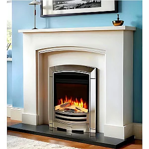 Flavel Proflame Decadence Chrome Inset Electric Fire