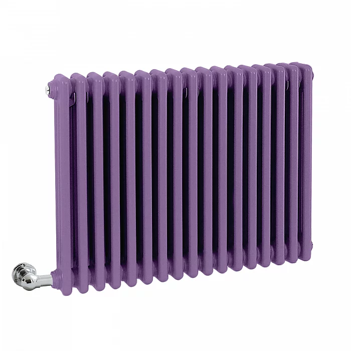 600 x 800mm Purple Electric Twin Column Radiator 1000W Milano Windsor