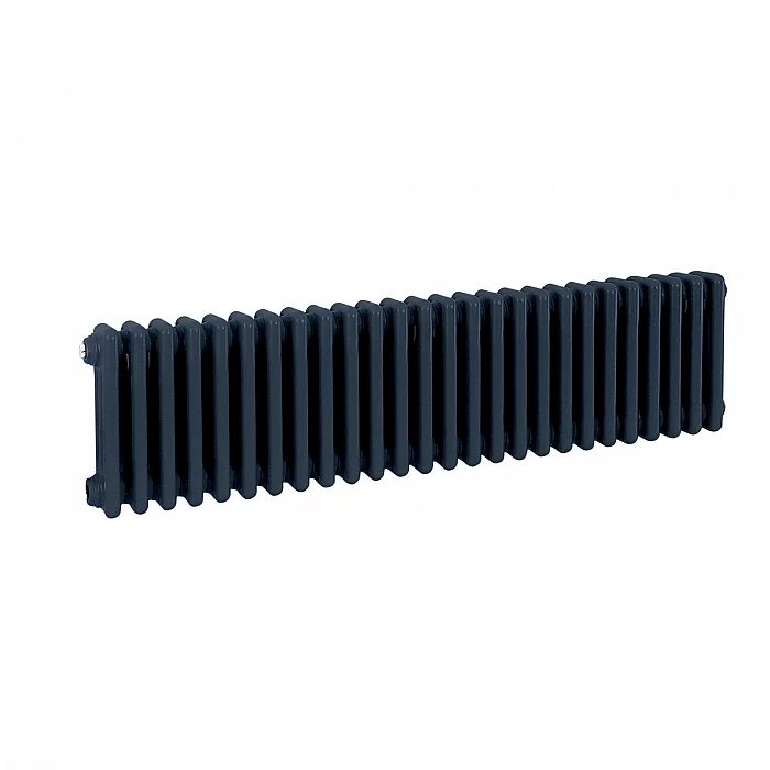 Milano Windsor Deep Sea Blue Horizontal Traditional Double Column Radiator 300mm x 1190mm