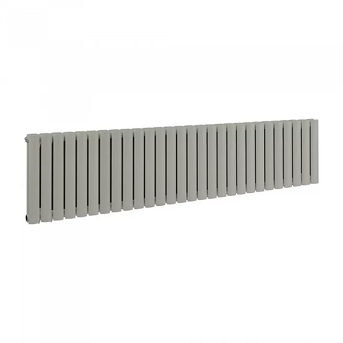 Milano Aruba Horizontal Designer Radiator Double Panel 400mm x 1647mm Millstone