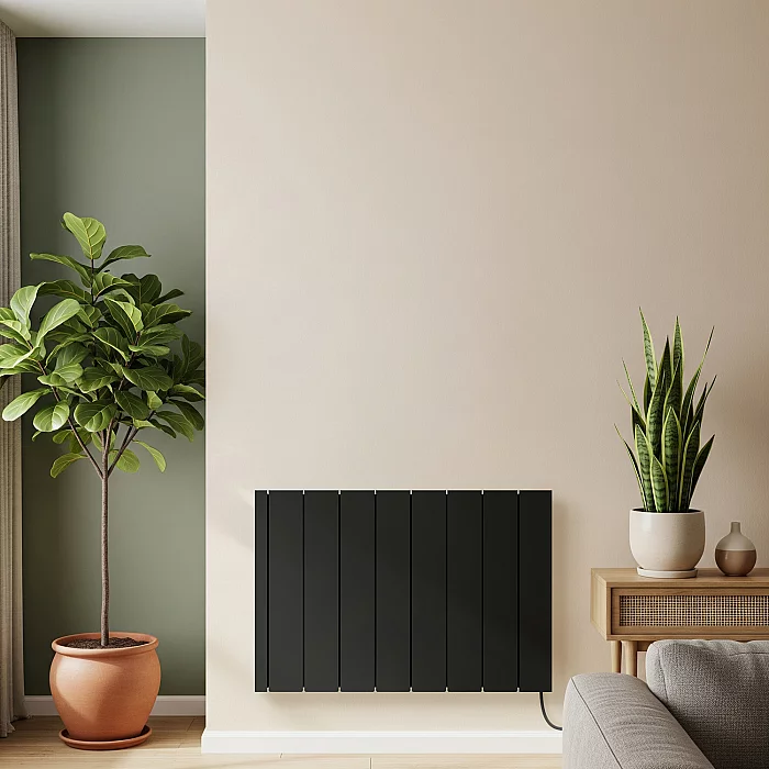 ECOSO Leo Black Ceramic Core 2000W Smart Electric Heater 568mm x 831mm