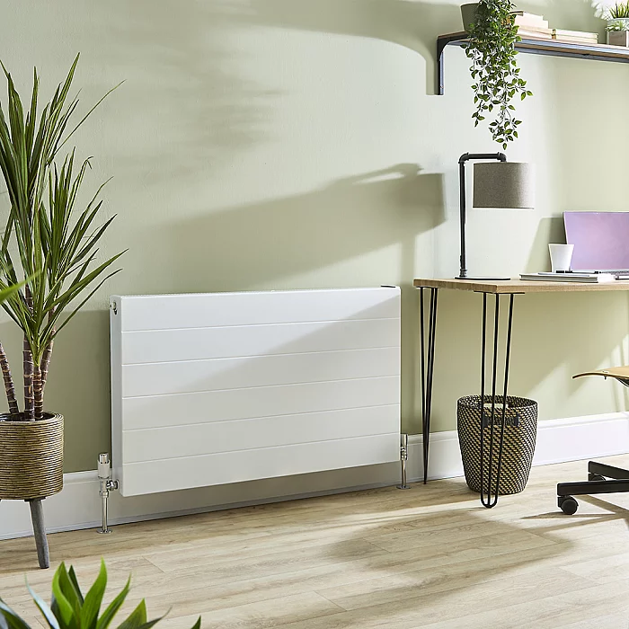 Milano Alora Horizontal Flat Panel Type 22 Convector Radiator 600mm x 400mm White